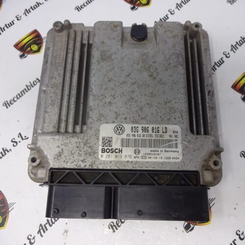 Centralita del motor  VW Golf 03G906016LD 0281013876  03G906016DR