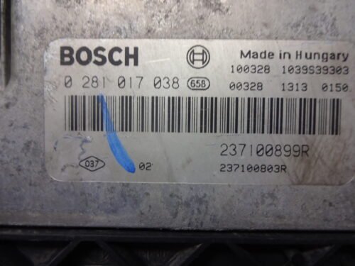 Centralita del motor RENAULT MASTER 237100899R 0281017038 237100803R