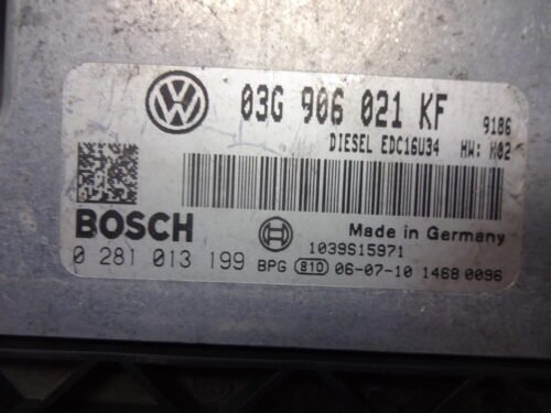 0281013199 03G906021KF Centralita del motor VW Touran 0281013199 03G906021KF 03G 906 021 KF