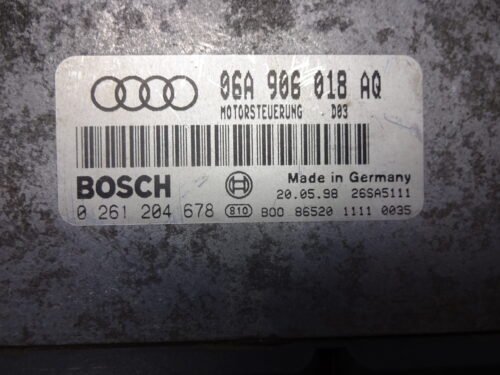 Centralita del motor  AUDI A3 06A906018AQ 0261204678