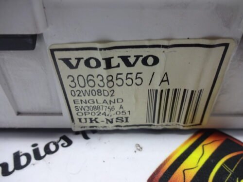 Cuadro de instrumentos  VOLVO 30638555/A  30638555A SW30887756A