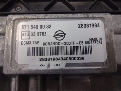 Centralita del motor  Ssangyong Korando 6715400032 28341188