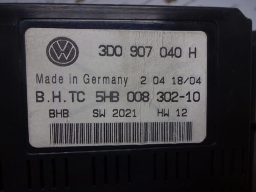 Unidad de control  VW Phaeton 3D0907040H 3DO907040H 5HB008302-10