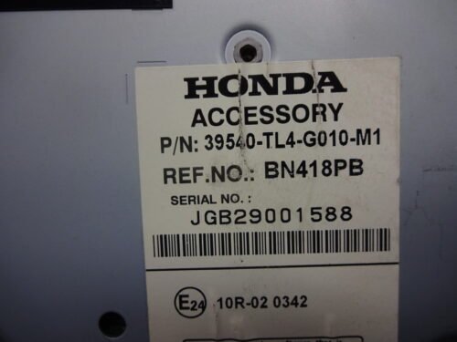 Unidad de navegación  DVD Honda Accord 39540-TL4-G010-M1 39540TL4G010M1 BN418PB