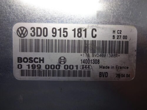 Unidad de control de la batería VW Phaeton 3D0915181C 0199000001