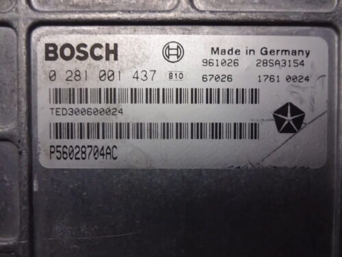 Centralita del motor Jeep Grand Cherokee 0281001437 P56028704AC