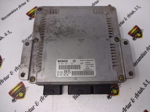 Centralita del motor Peugeot Citroen Fiat 0281011133 9647474680 EDC15C2