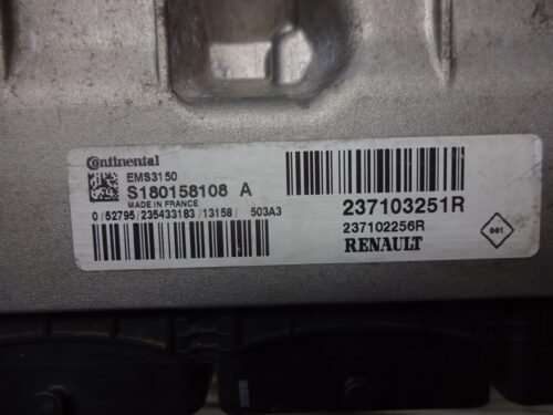 Centralita del motor Renault S180158108A 237103251R 237102256R