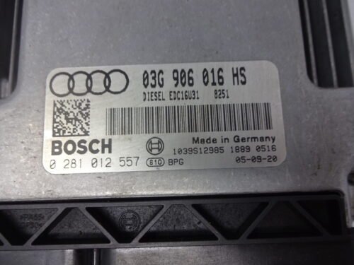 Centralita del motor AUDI A6 0281012557 03G906016HS