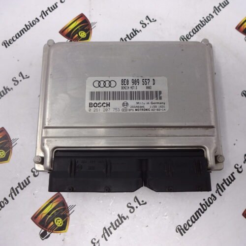 8E0909557D 0261207753 Centralita del motor Audi A4 A6 8E0909557D 0261207753