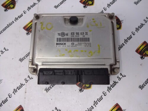 Centralita del motor VW Volkswagen Passat 0281010543 038906019DS