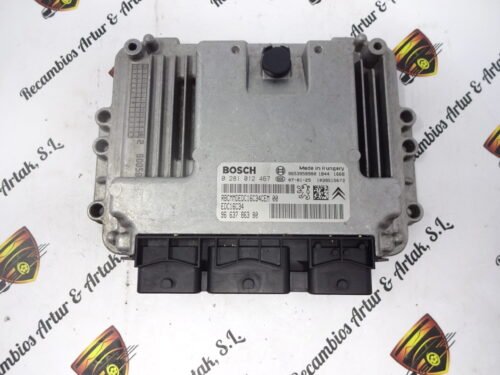 Centralita del motor  Peugeot CITROEN 0281012467 9663786380 EDC16C34