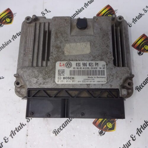 Centralita del motor VW Golf V 03G906021PM 0281014061 03G906021AN