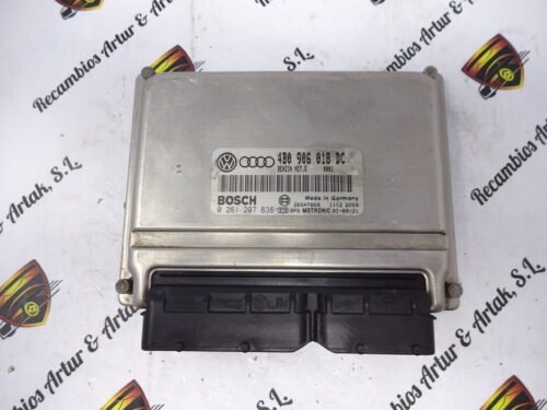 Centralita del motor  AUDI A6 0261207636 4B0906018DC 4BO906018DC