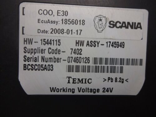 Centralita Scania 1745949 BCSC05A03 1856018 1544115 07460126