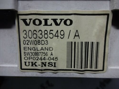 Cuadro de instrumentos VOLVO S40 V40 30638549 / A 30638549A 02W08D3 SW30887756A