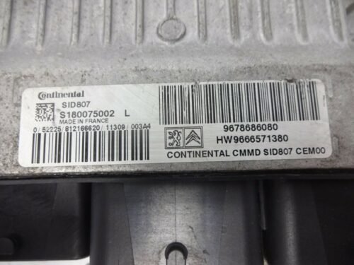 Centralita del motor CITROEN Peugeot 3008 S180075002L 9678686080 HW9666571380