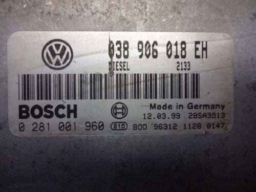 Centralita del motor VW Passat 0281001960 038906018EH 038 906 018 EH