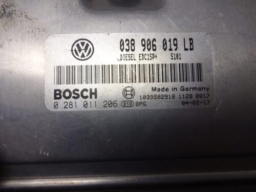 Centralita del motor VW Polo 038906019LB 0281011206