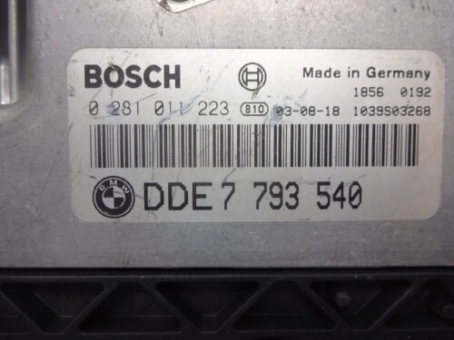 Centralita del motor  BMW 0281011223  DDE7793540 7793540 7793922