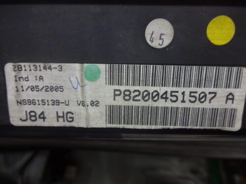 Cuadro de instrumentos Renault Scenic P8200451507A  8200029616A