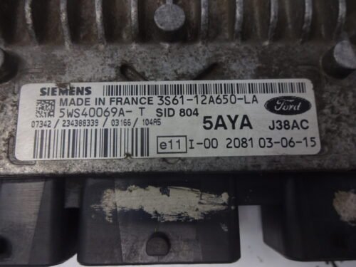 Centralita del motor Ford Fiesta 3S6112A650LA 3S61-12A650-LA 5WS40069AT