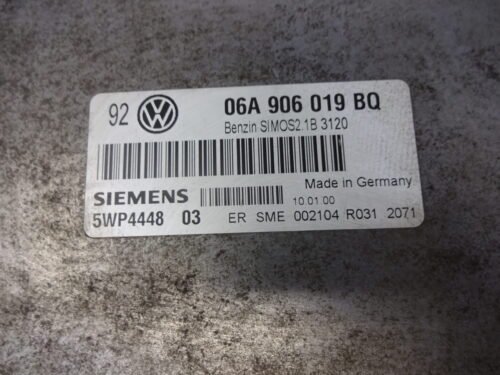 Centralita del motor VW Golf SIMOS2 06A906019BQ 5WP444803 5WP4448 03 SIEMENS