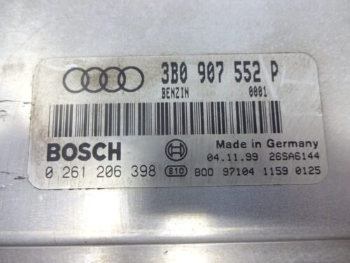 Centralita del motor AUDI A6 0261206398 3B0907552P