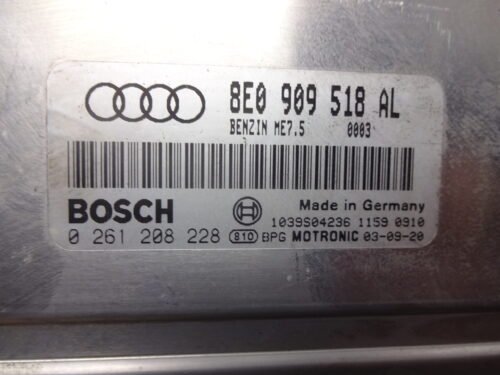 0261208228 8E0909518AL 8EO909518AL Centralita del motor AUDI A4 0261208228 8E0909518AL 8EO909518AL