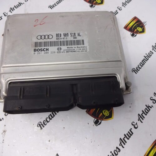 Centralita del motor AUDI A4 0261208228 8E0909518AL 8EO909518AL