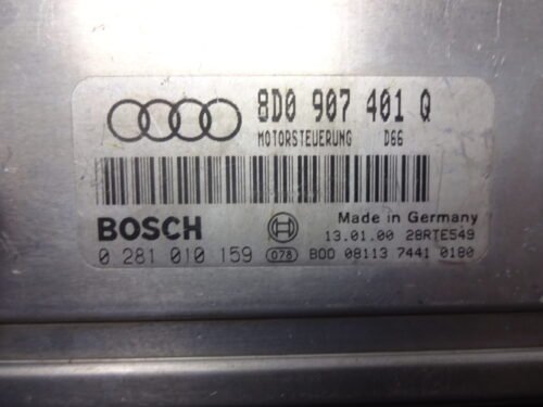 0281010159 8D0907401Q 8DO907401Q Centralita del motor Audi A4 A6 0281010159 8D0907401Q 8DO907401Q