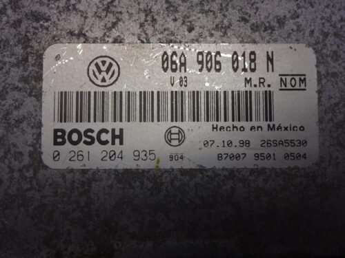 Centralita del motor VW AUDI 0261204935 06A906018N