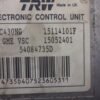 ABS OPEL SAAB 13191184 ESP 54084735D 15114101F 15052401