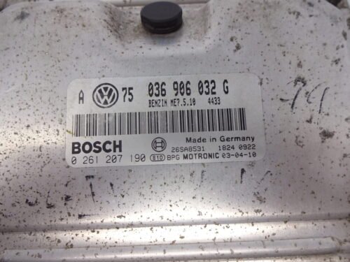 Centralita del motor VW Golf 0261207190 036906032G