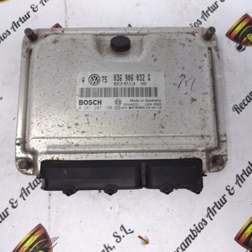 Centralita del motor VW Golf 0261207190 036906032G