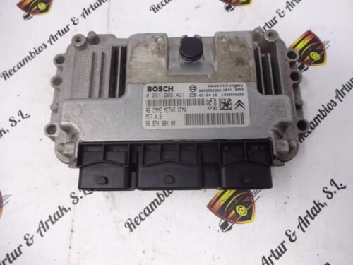 Centralita del motor Peugeot Citroen C4 0261208491 9657489480 ME7.4.5