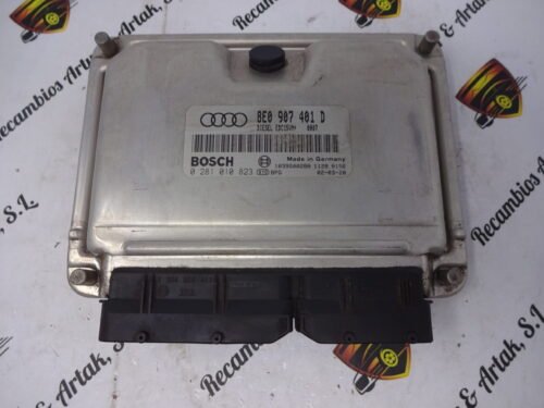 8E0907401D 0281010823 Centralita del motor AUDI A4 8E0907401D 0281010823
