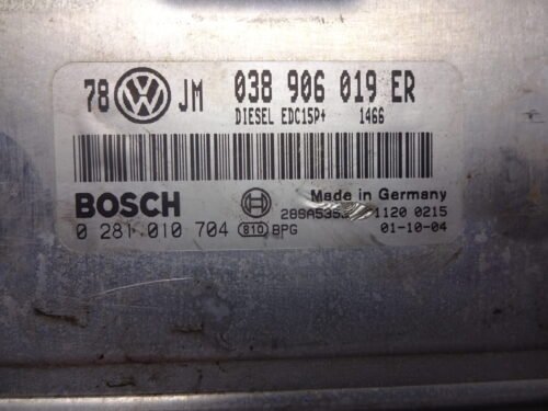 Centralita del motor Audi A4 0281010704 038906019ER