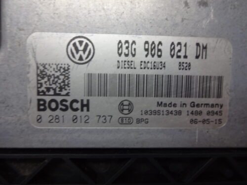 Centralita del motor Volkswagen Touran 0281012737 03G906021DM