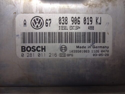 Centralita del motor  AUDI VW SEAT SKODA  0281011216 038906019KJ