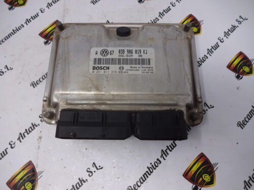 Centralita del motor  AUDI VW SEAT SKODA  0281011216 038906019KJ