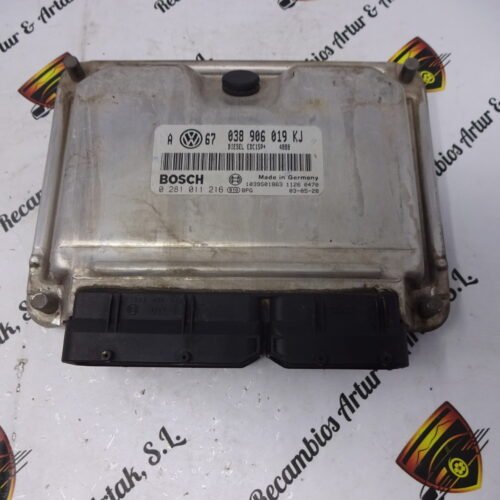Centralita del motor  AUDI VW SEAT SKODA  0281011216 038906019KJ