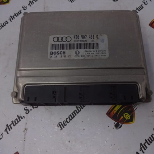 Centralita del motor  AUDI A6 0281010151 4B0907401Q 4BO907401Q