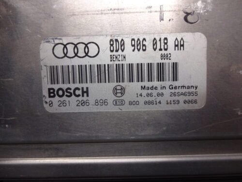 0261206896 8D0906018AA 8DO906018AA Centralita del motor AUDI A4 0261206896 8D0906018AA 8DO906018AA