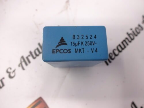 B32524 EPCOS MKT-V4 15UF K 250V Relé Rele B32524 EPCOS MKT-V4 15UF K 250V