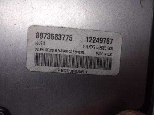 Centralita del motor Opel 1.7L TX2 DIESE 12249767 8973583775