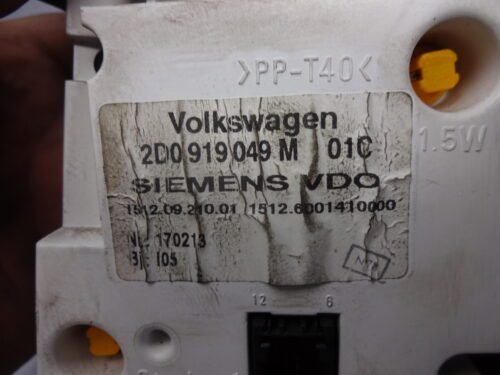Cuadro de instrumentos Volkswagen LT 2D0919049M 2DO919049M