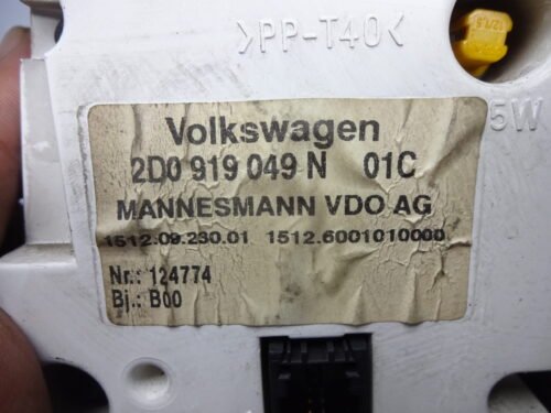 Cuadro de instrumentos VW Volkswagen LT 2D0919049N 2DO919049N 2D0919049N01C