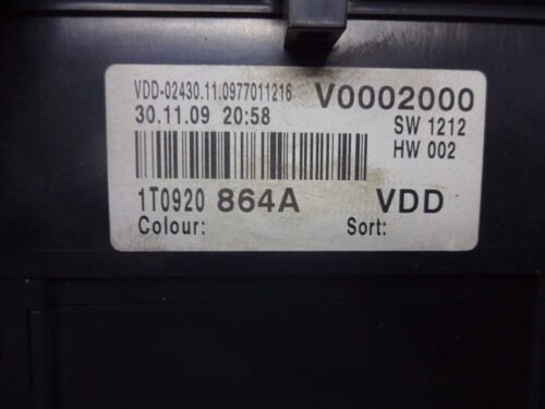 Cuadro de instrumentos VW TOURAN 1T0920864A 110977011216 1TO920864A