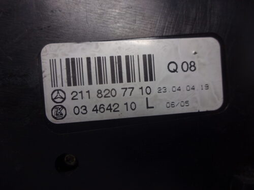 Ajuste de los asientos Mercedes Mercede E-Class W211 2118207710 03464210 L
